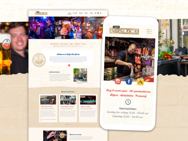 Website Café De Slock